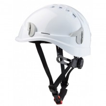Casque sécurité monteur blanc avec jugulaire KAPRIOL